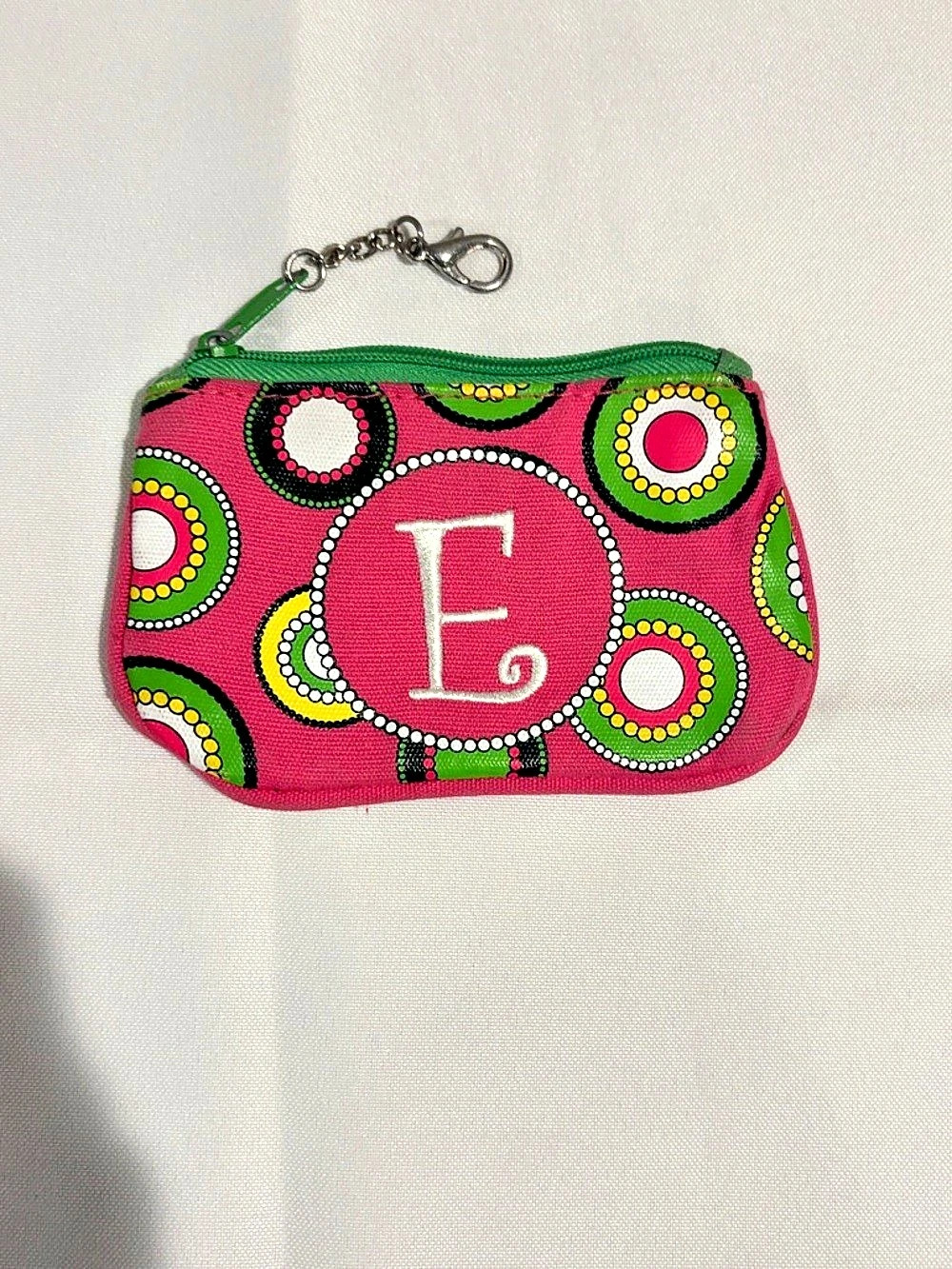 Mainstreet Collection MSC Mainstreet Collection Retro Zippered Initial ID Coin